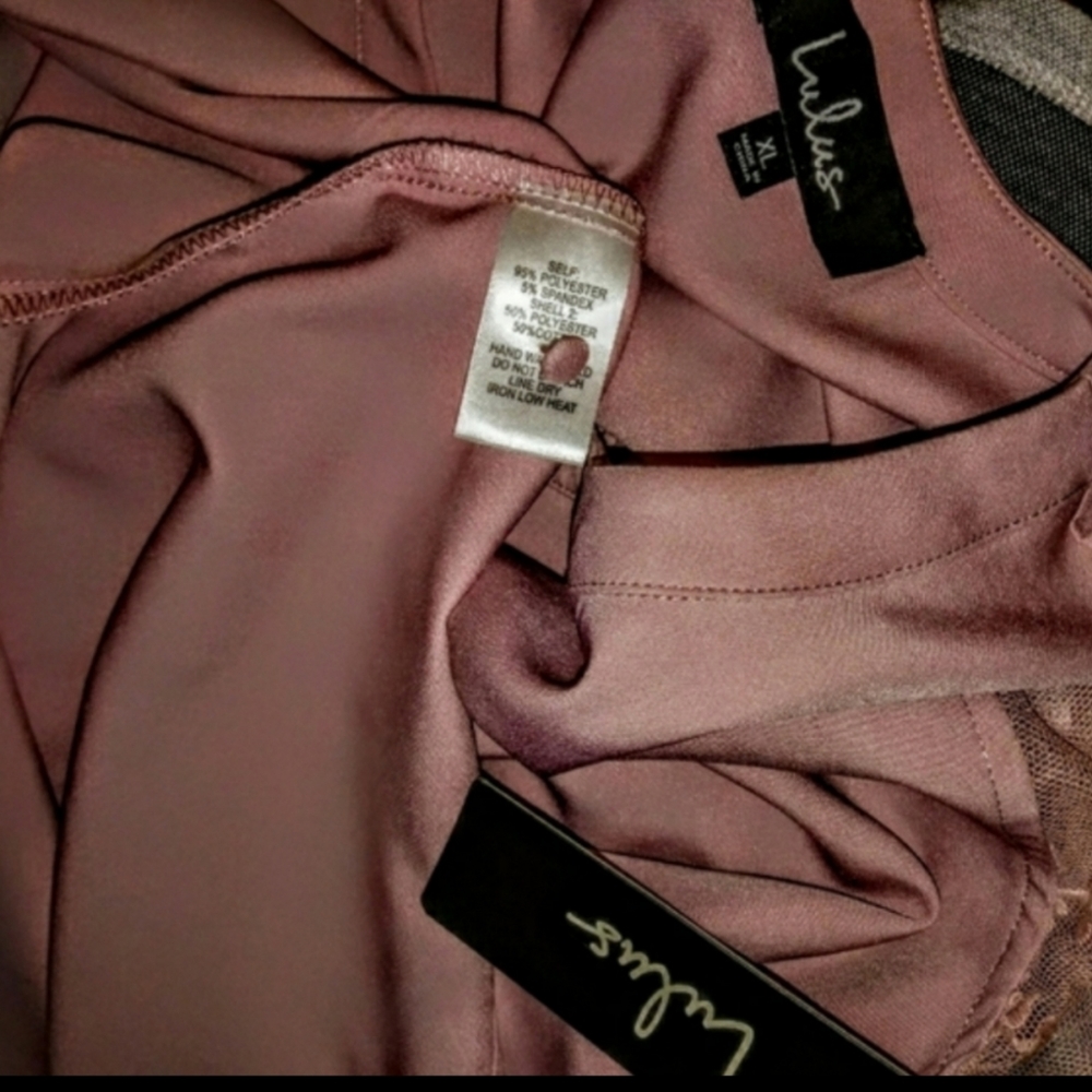 Lulus Dress Size XL Once Upon A Midnight Mauve - Picture 12 of 13